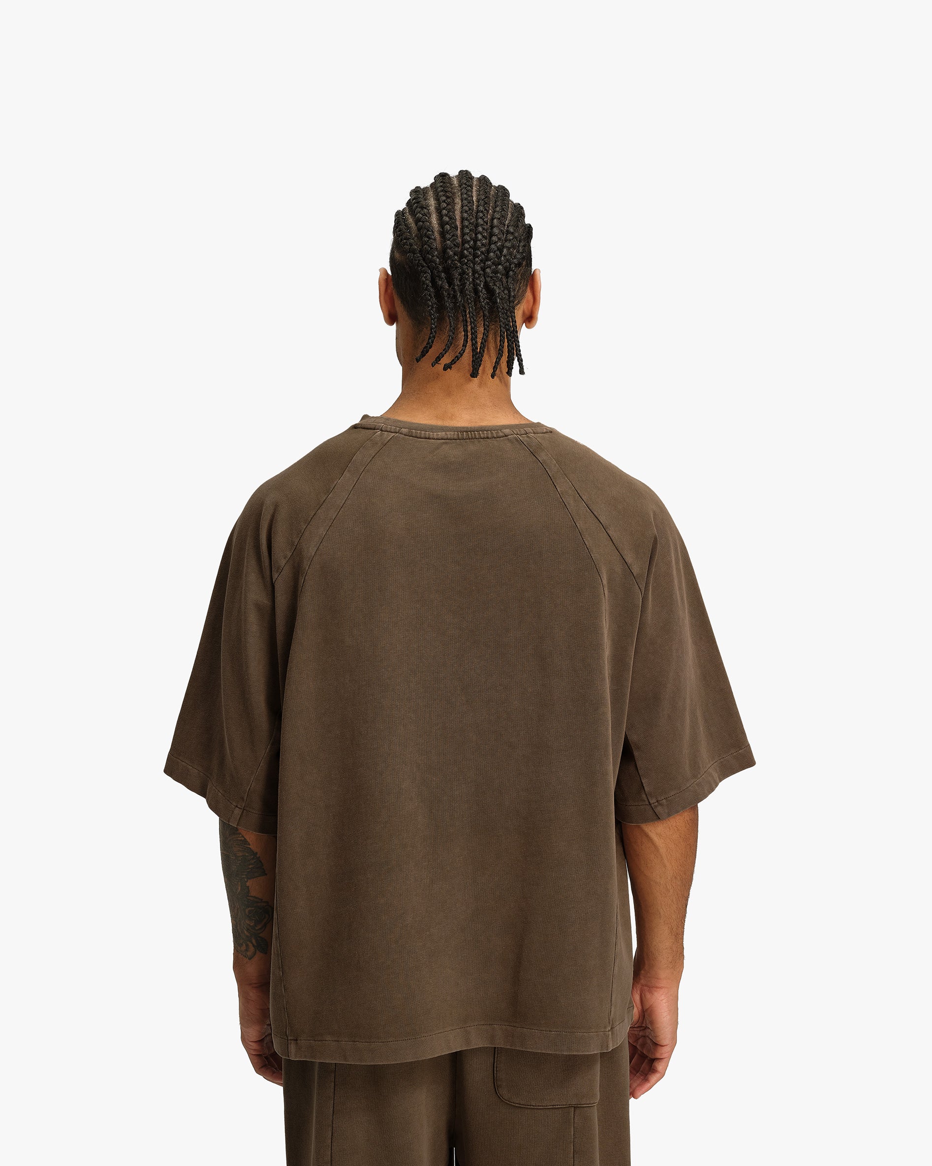ACID WASHED TEE BROWN - Image 6