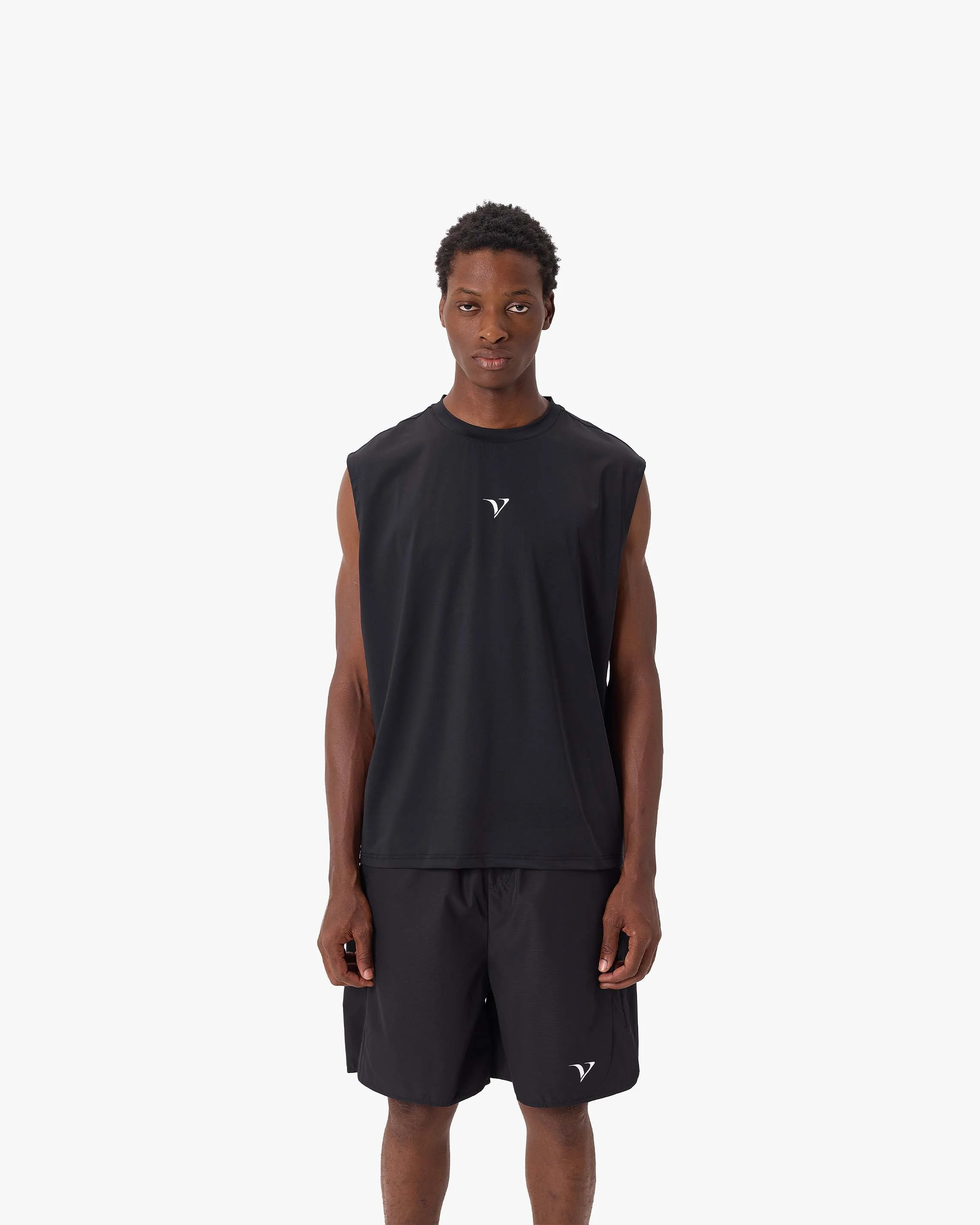 ACTIVEWEAR BOXY TANKTOP BLACK - Image 3