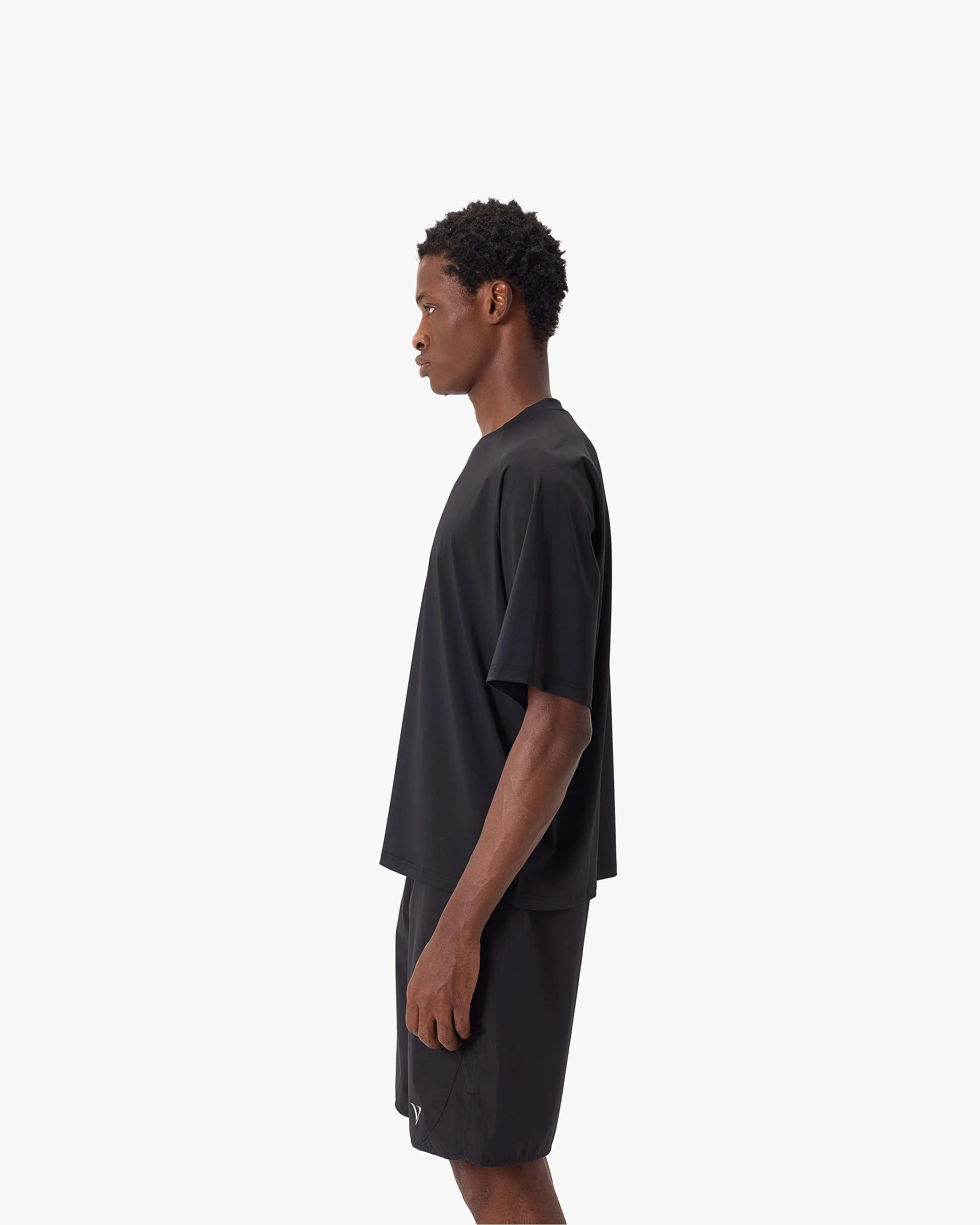 ACTIVEWEAR BOXY TEE BLACK - Image 5