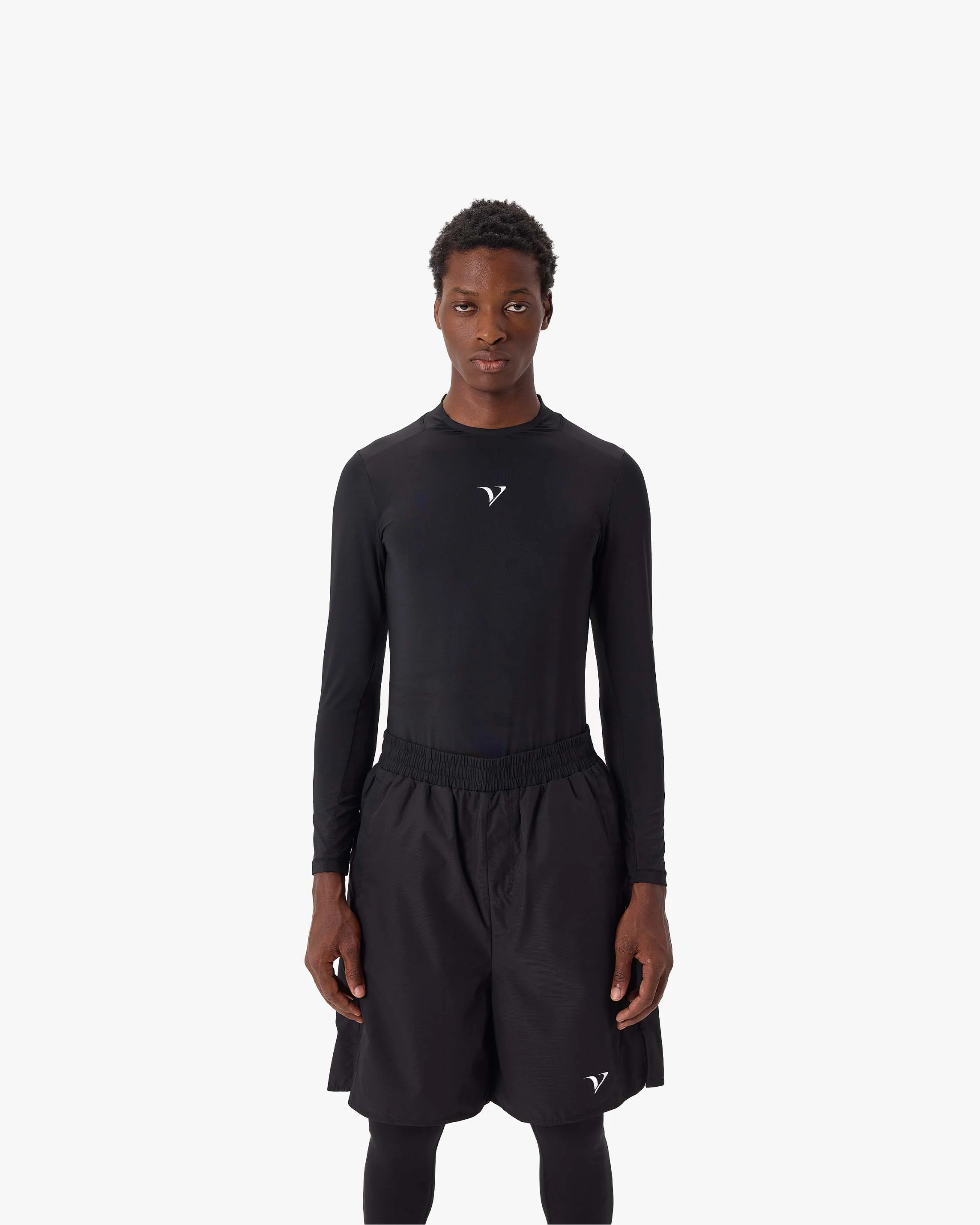 ACTIVEWEAR COMPRESSION LONGSLEEVE BLACK - Image 3