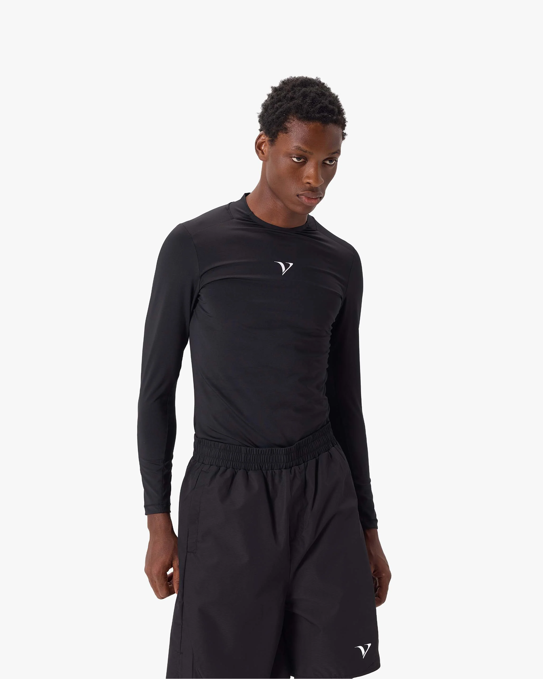 ACTIVEWEAR COMPRESSION LONGSLEEVE BLACK - Image 9
