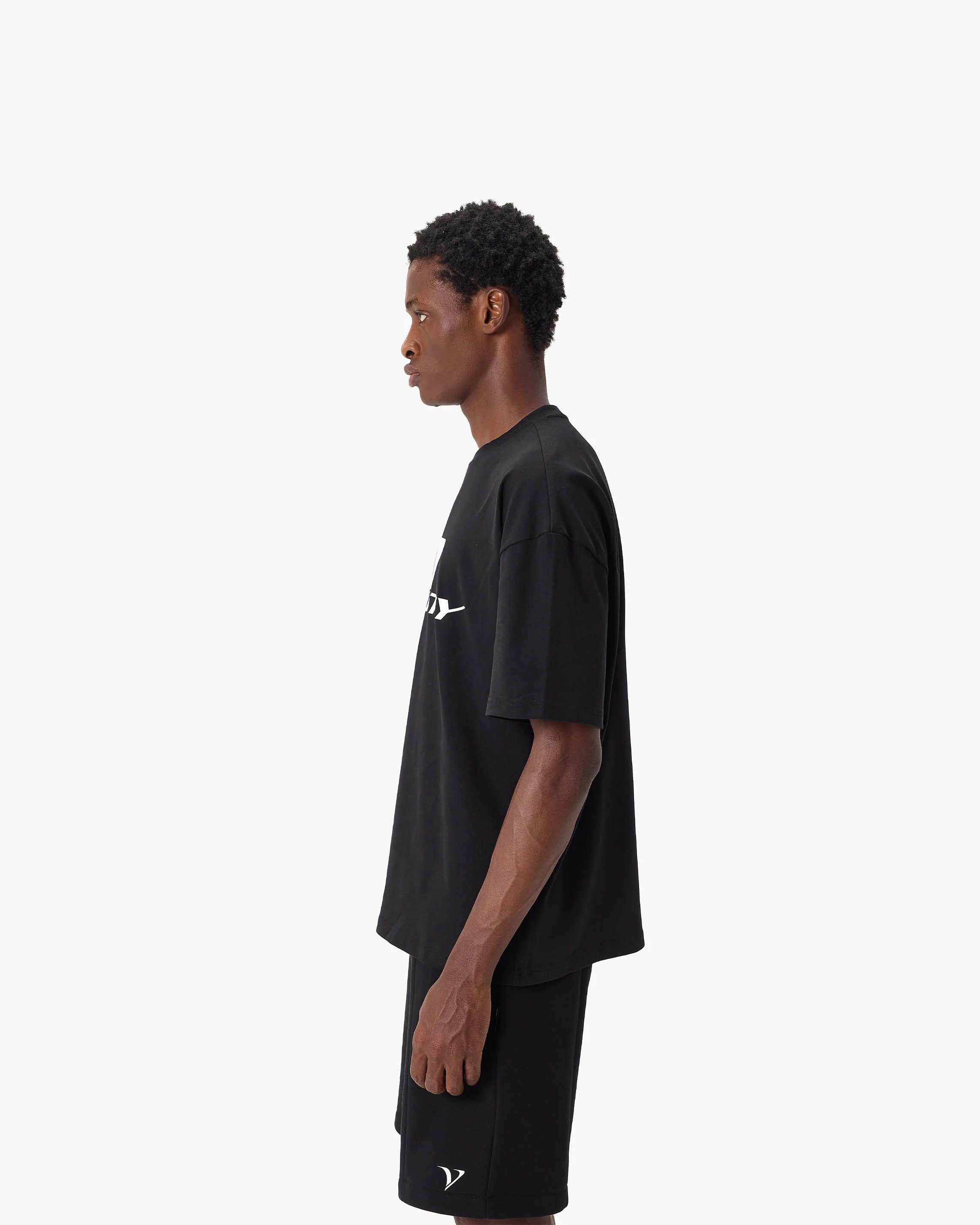 ACTIVEWEAR LOGO TEE BLACK - Image 5