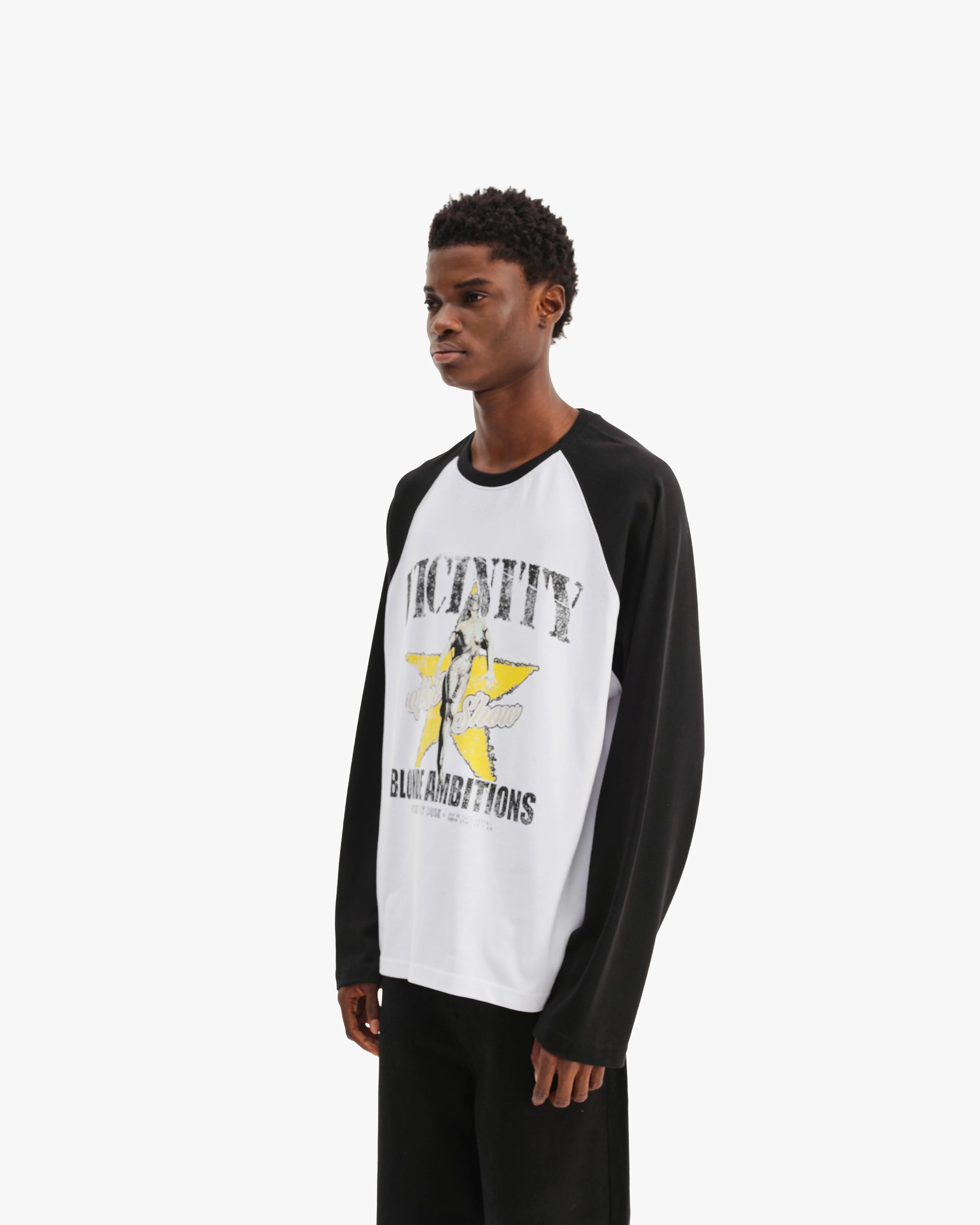 BLONDE AMBITIONS LONGSLEEVE WHITE/BLACK - Image 4