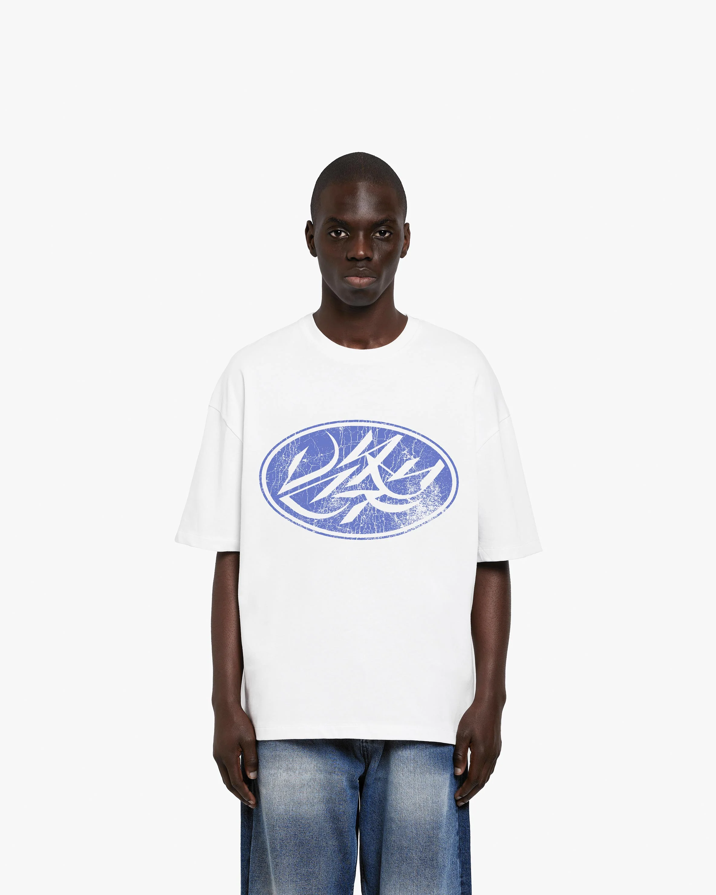 BROKEN SCRIPT TEE WHITE - Image 2