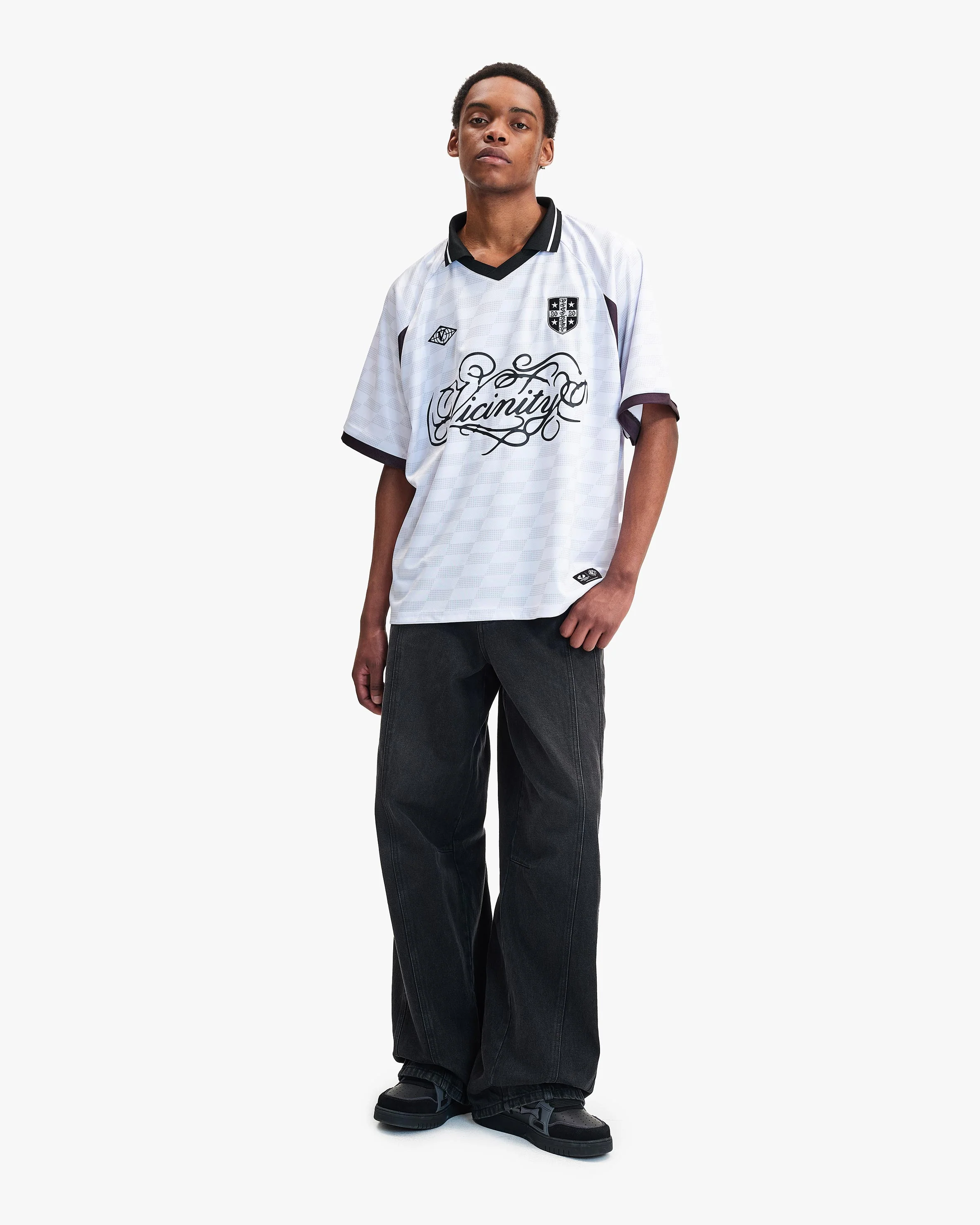 CHECKERED BW JERSEY WHITE - Image 9