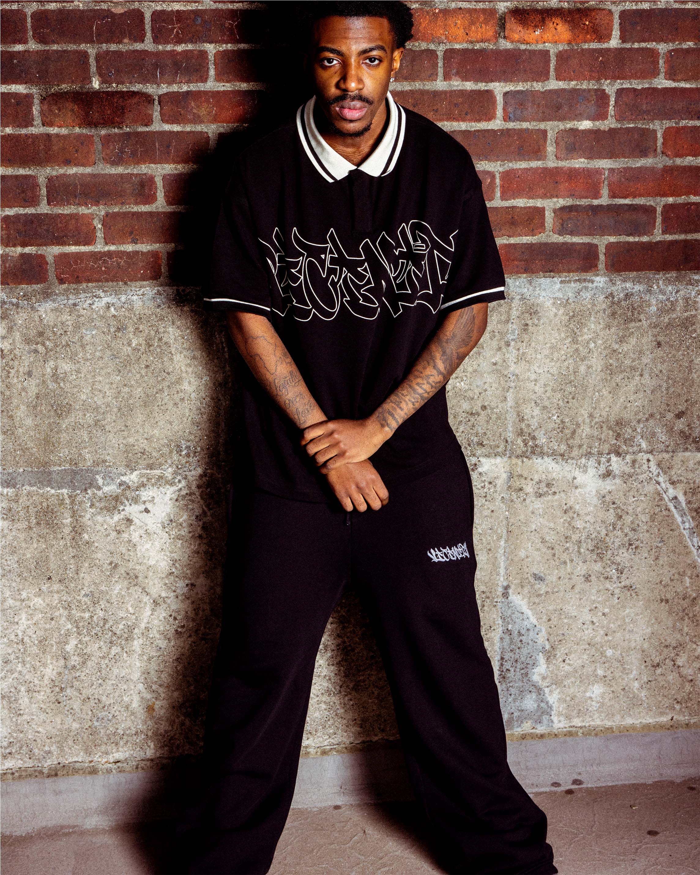 GRAFFITI POLO BLACK - Image 2
