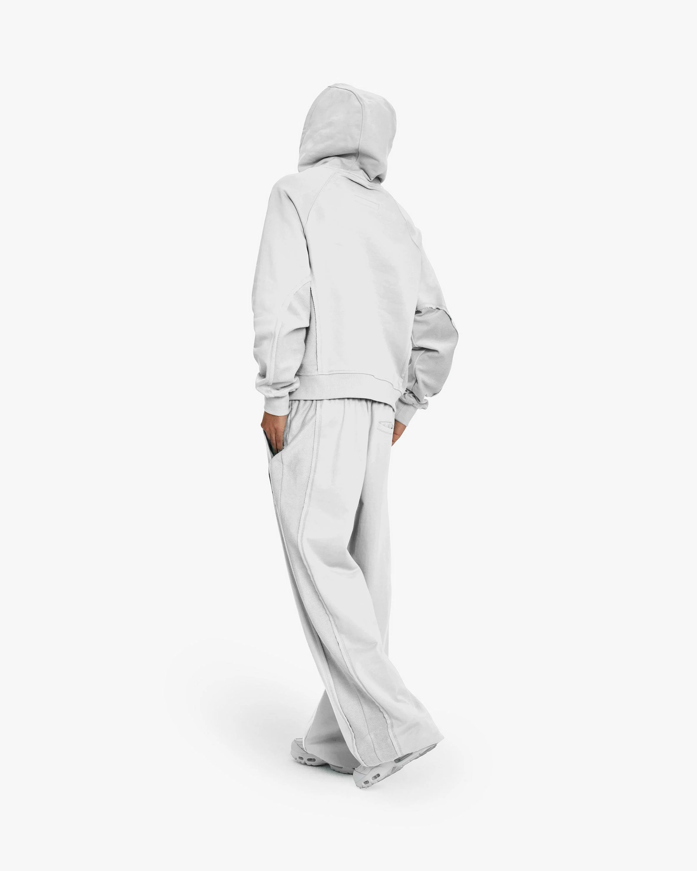 INSIDE OUT HOODIE LIGHT GREY - Image 7