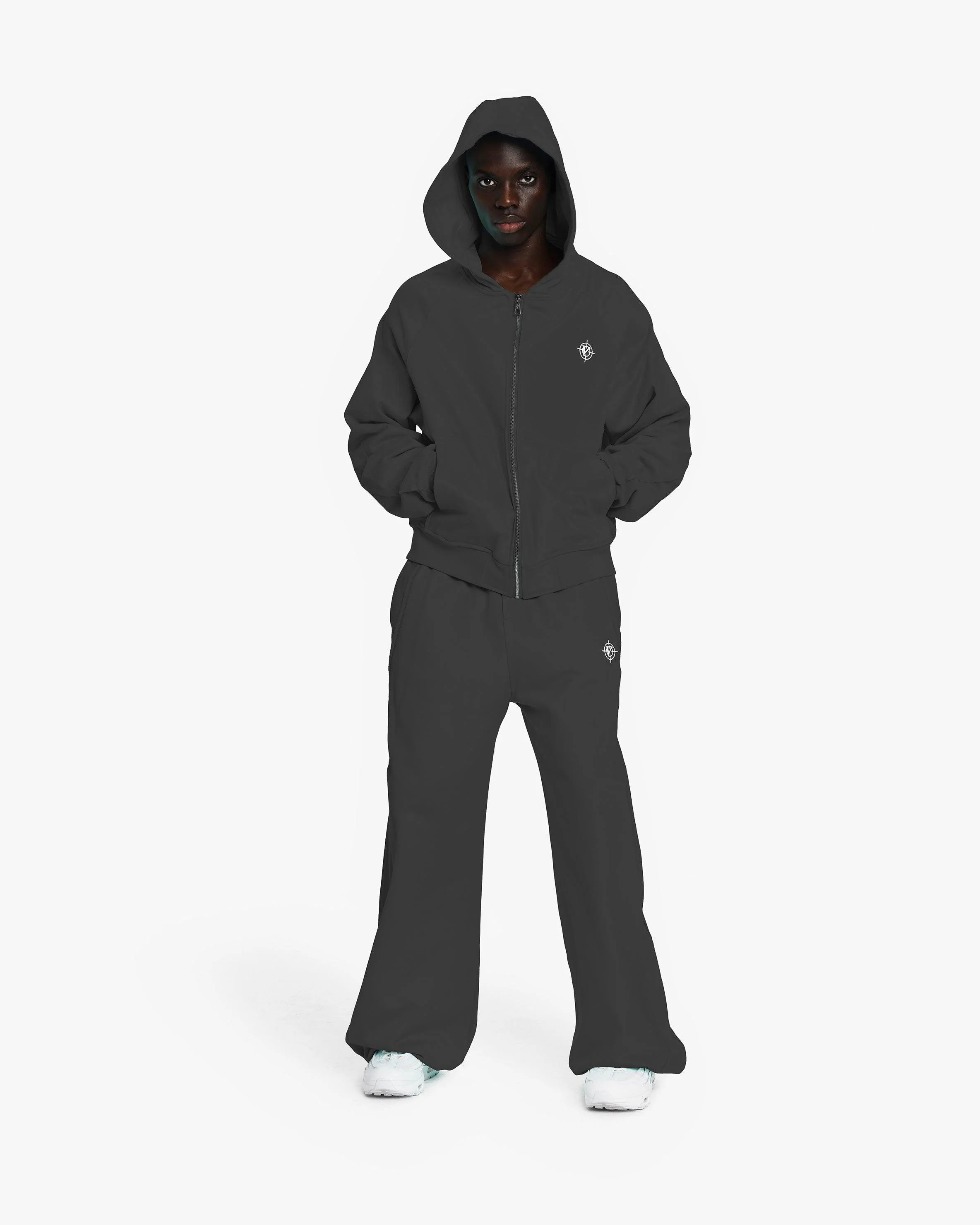 INSIDE OUT ZIP HOODIE ASH GREY (OLD SIZING) - Image 9