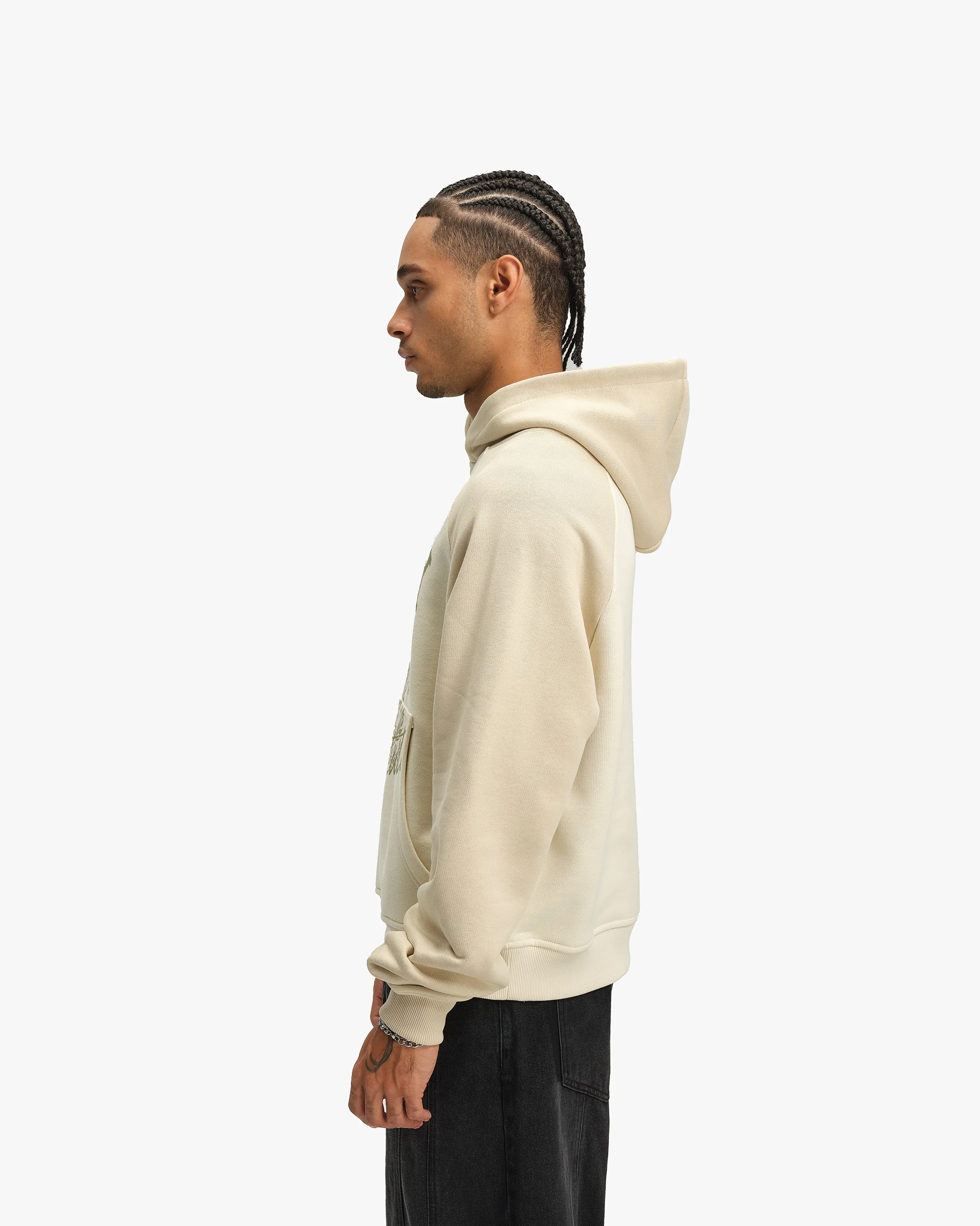 INSTITUTE HOODIE BEIGE - Image 5