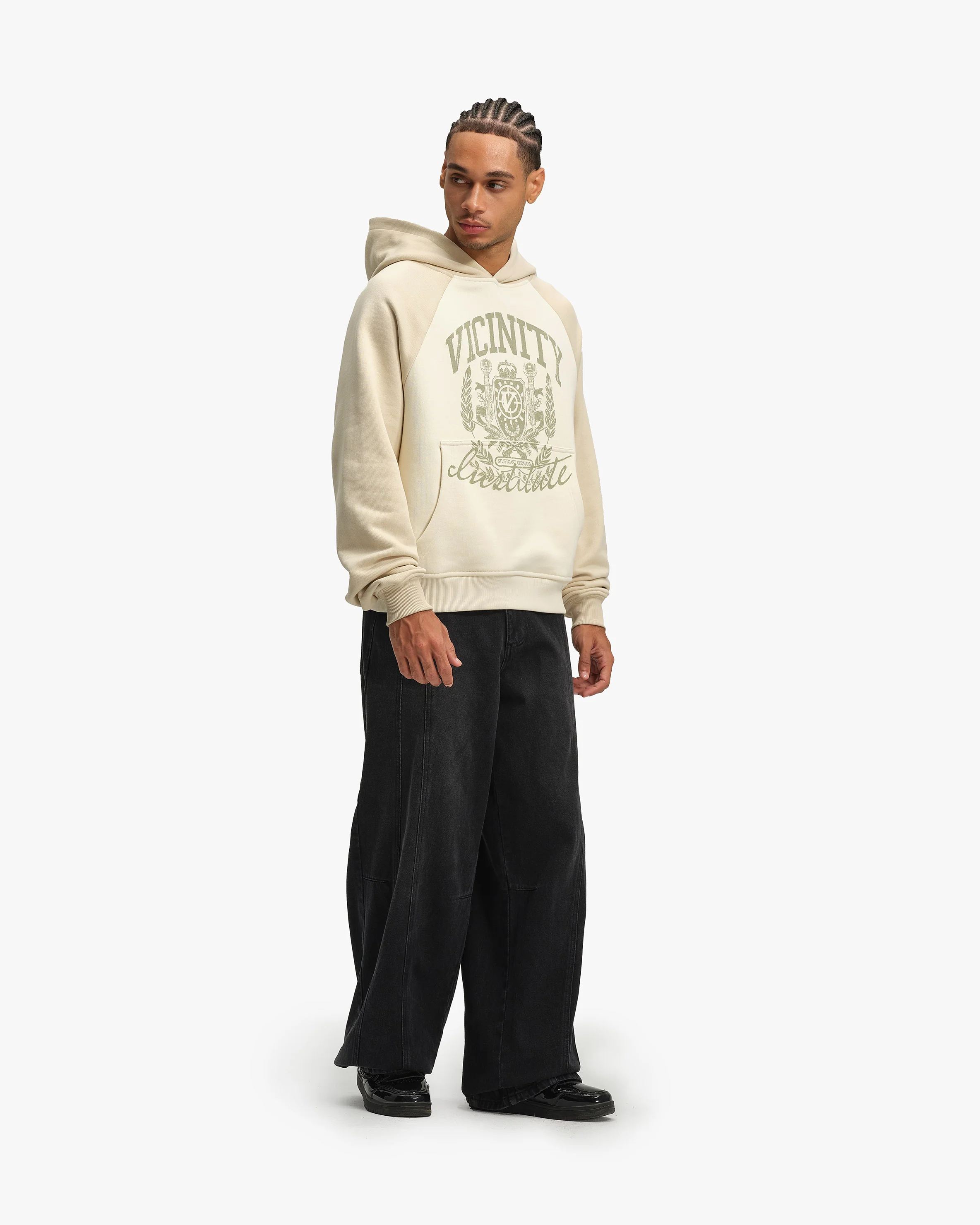 INSTITUTE HOODIE BEIGE - Image 7