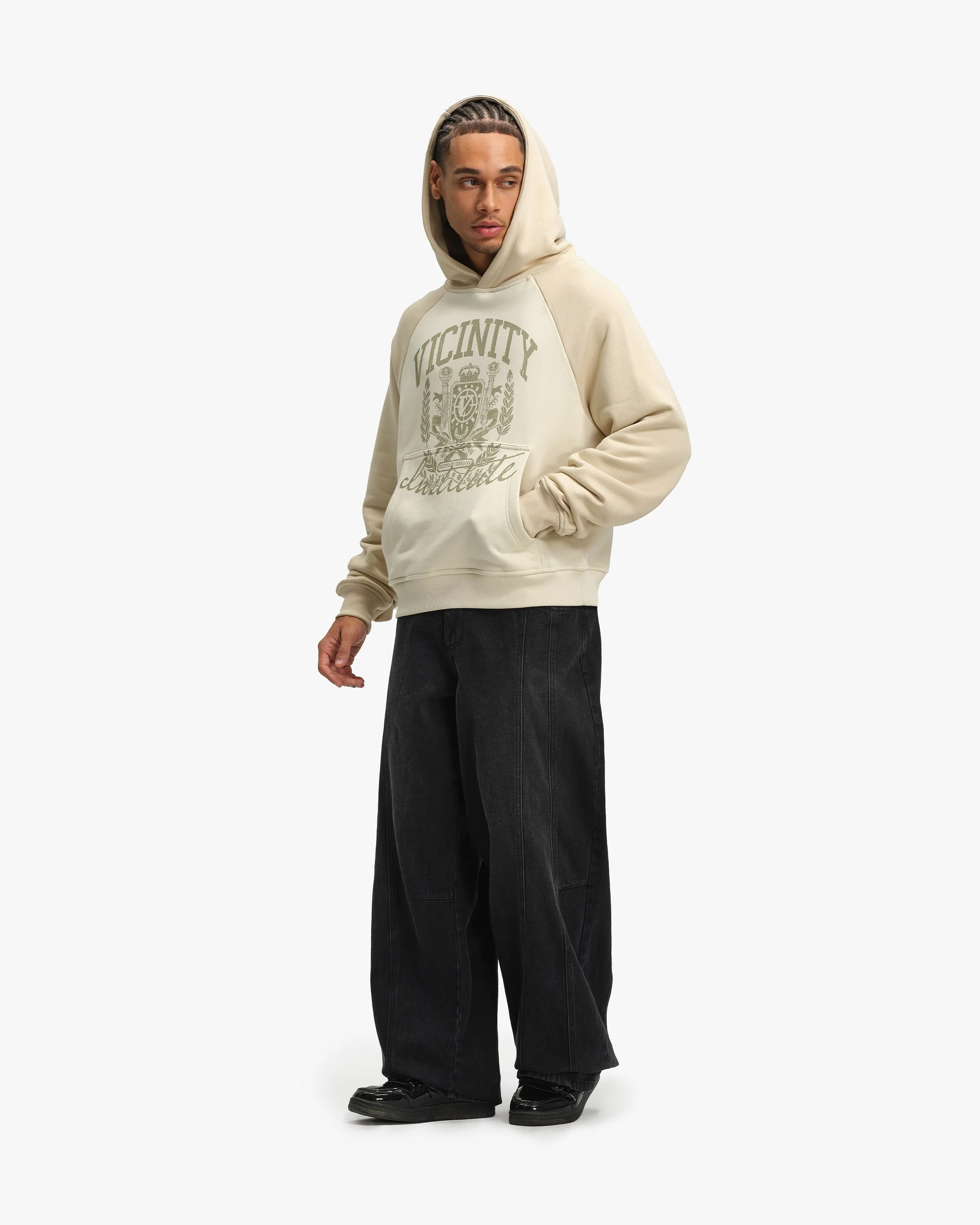 INSTITUTE HOODIE BEIGE - Image 8