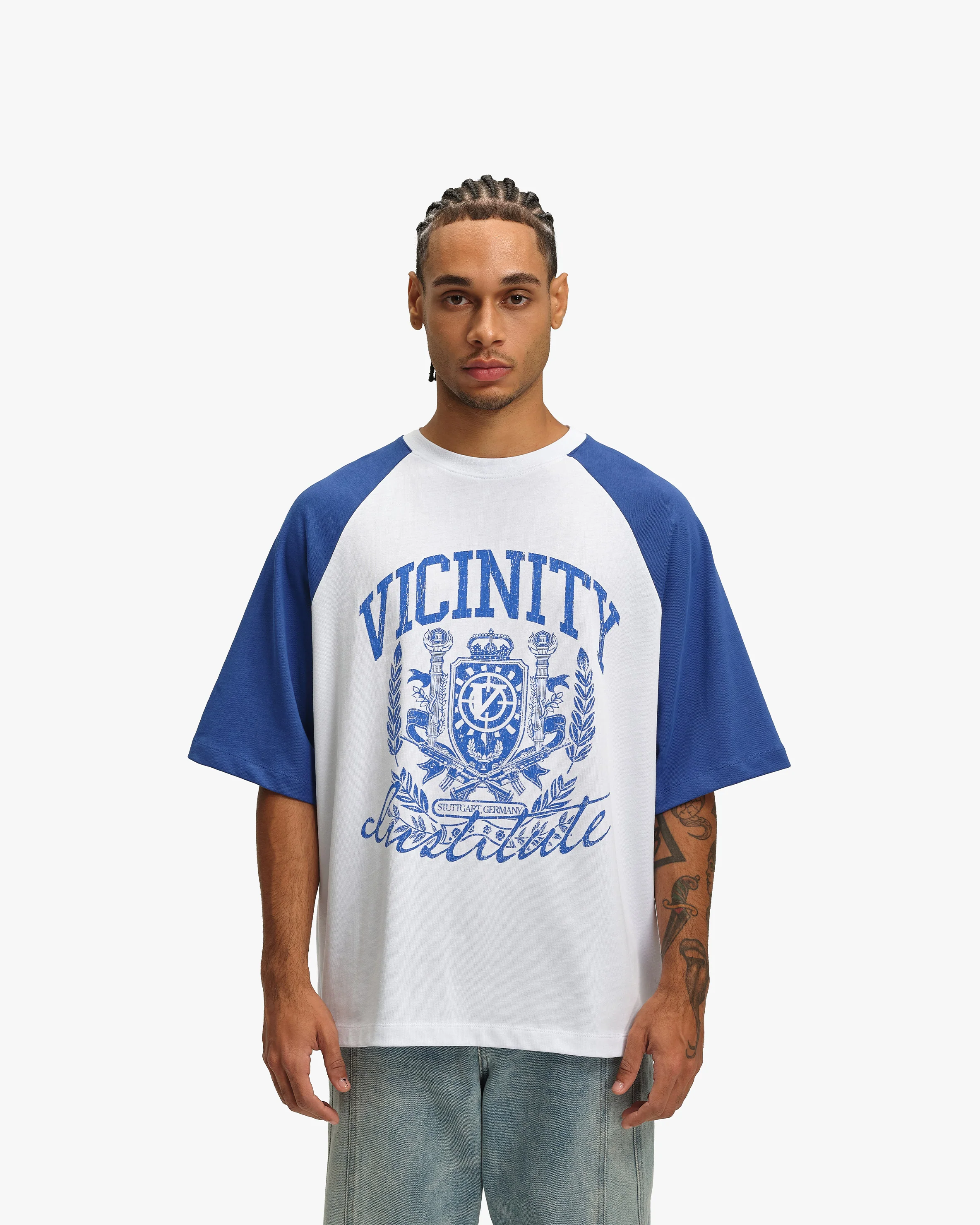 INSTITUTE TEE WHITE/BLUE - Image 4