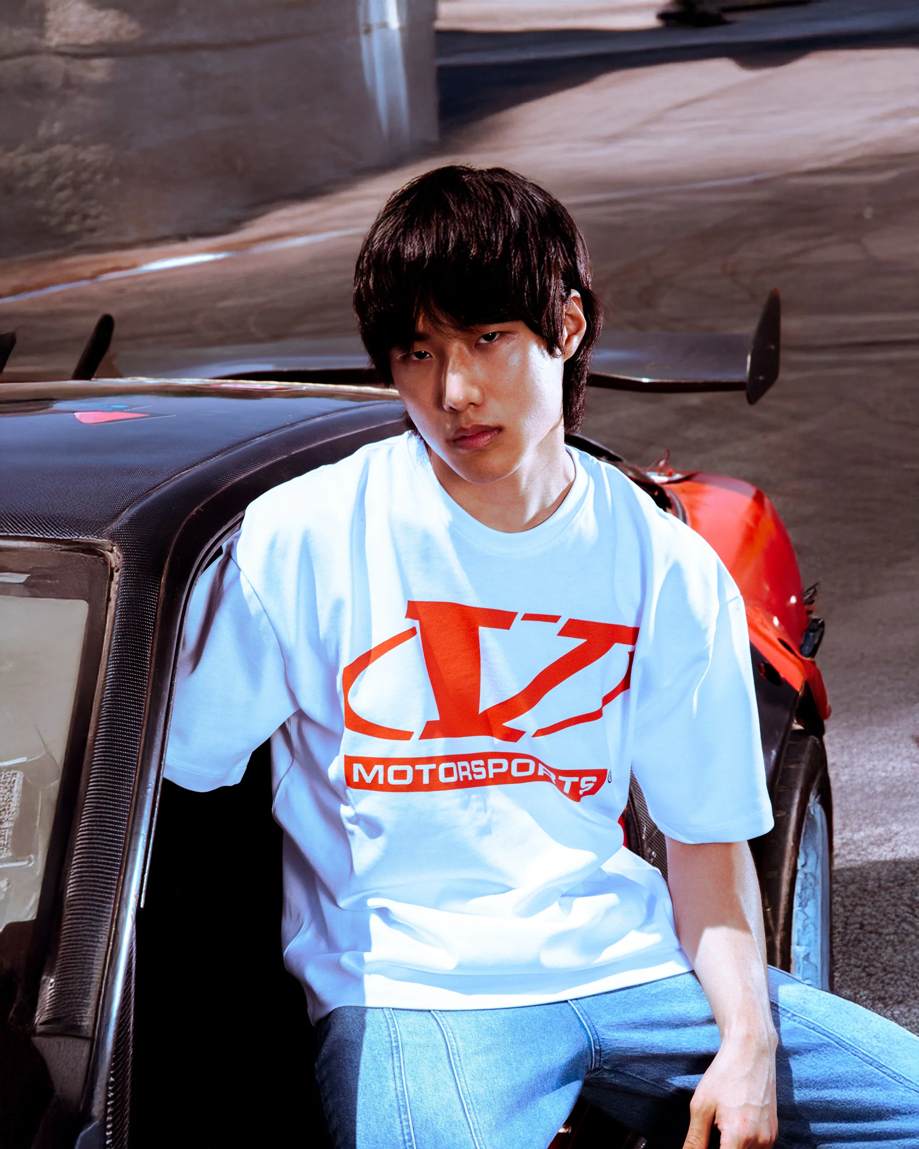 MOTORSPORTS TEE WHITE - Image 2