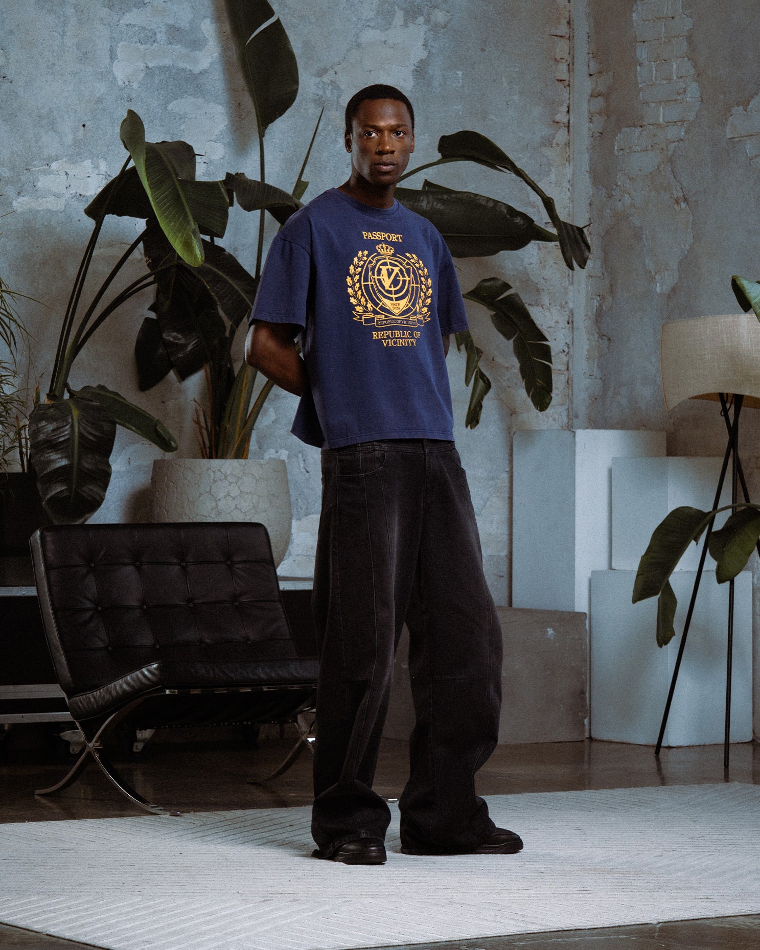 PASSPORT TEE WASHED BLUE - Image 2