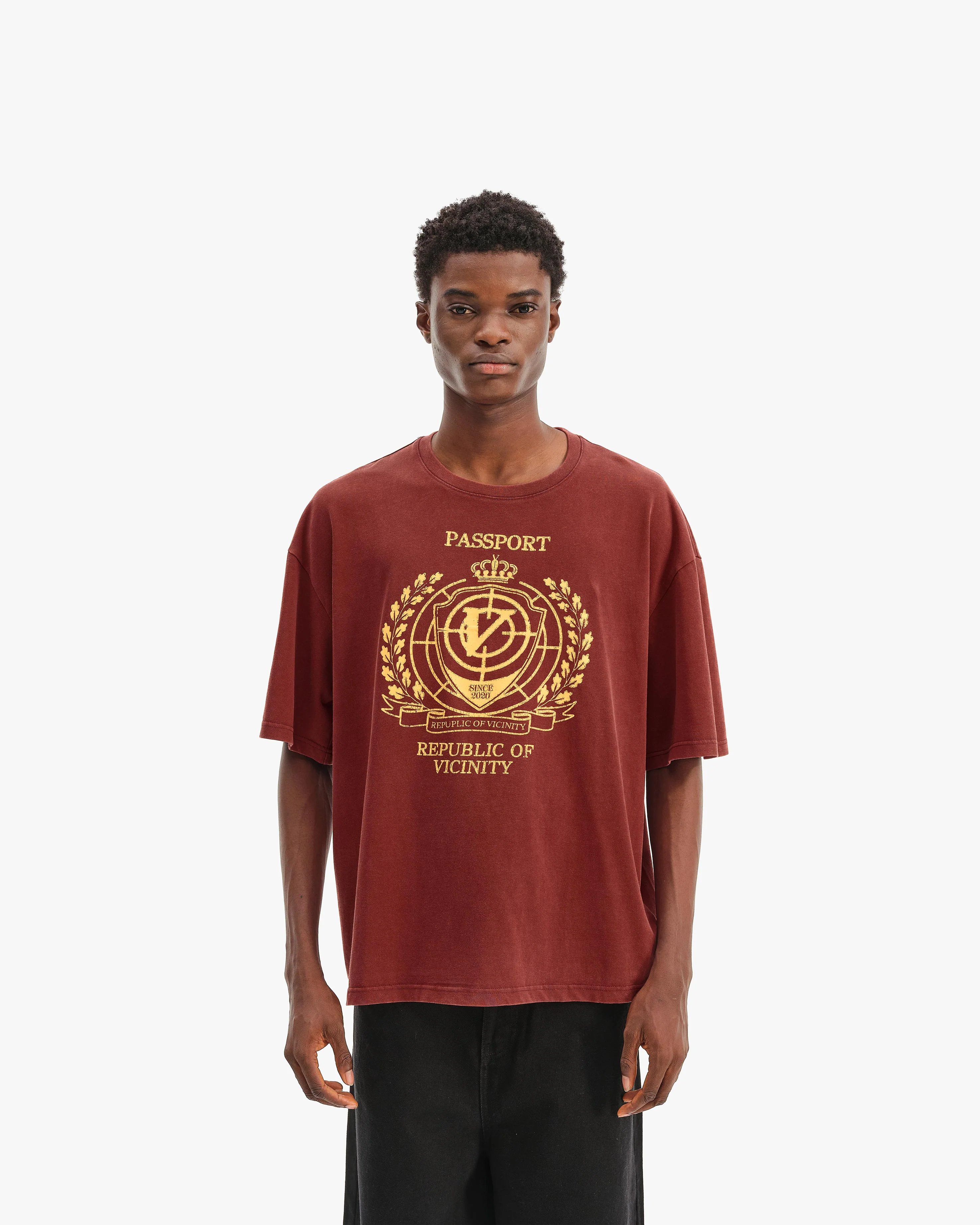 PASSPORT TEE WASHED RED - Image 3