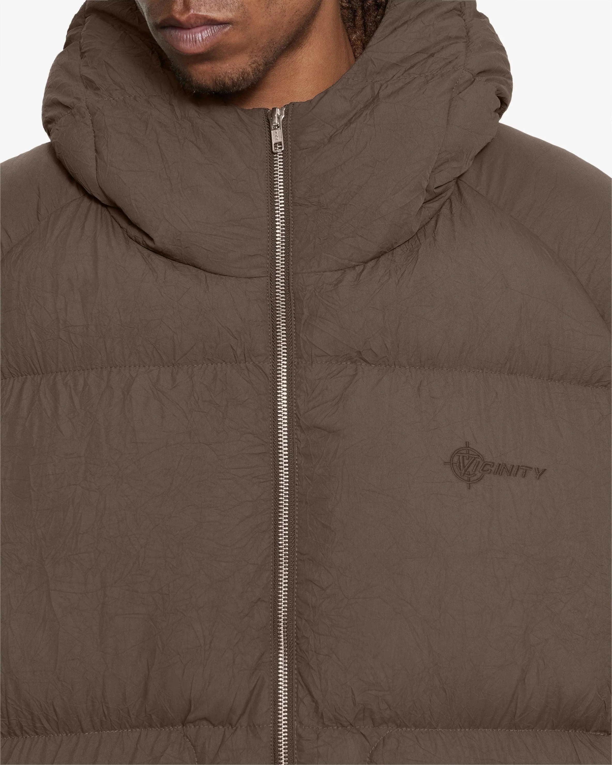 PUFFER JACKET BROWN - Image 11