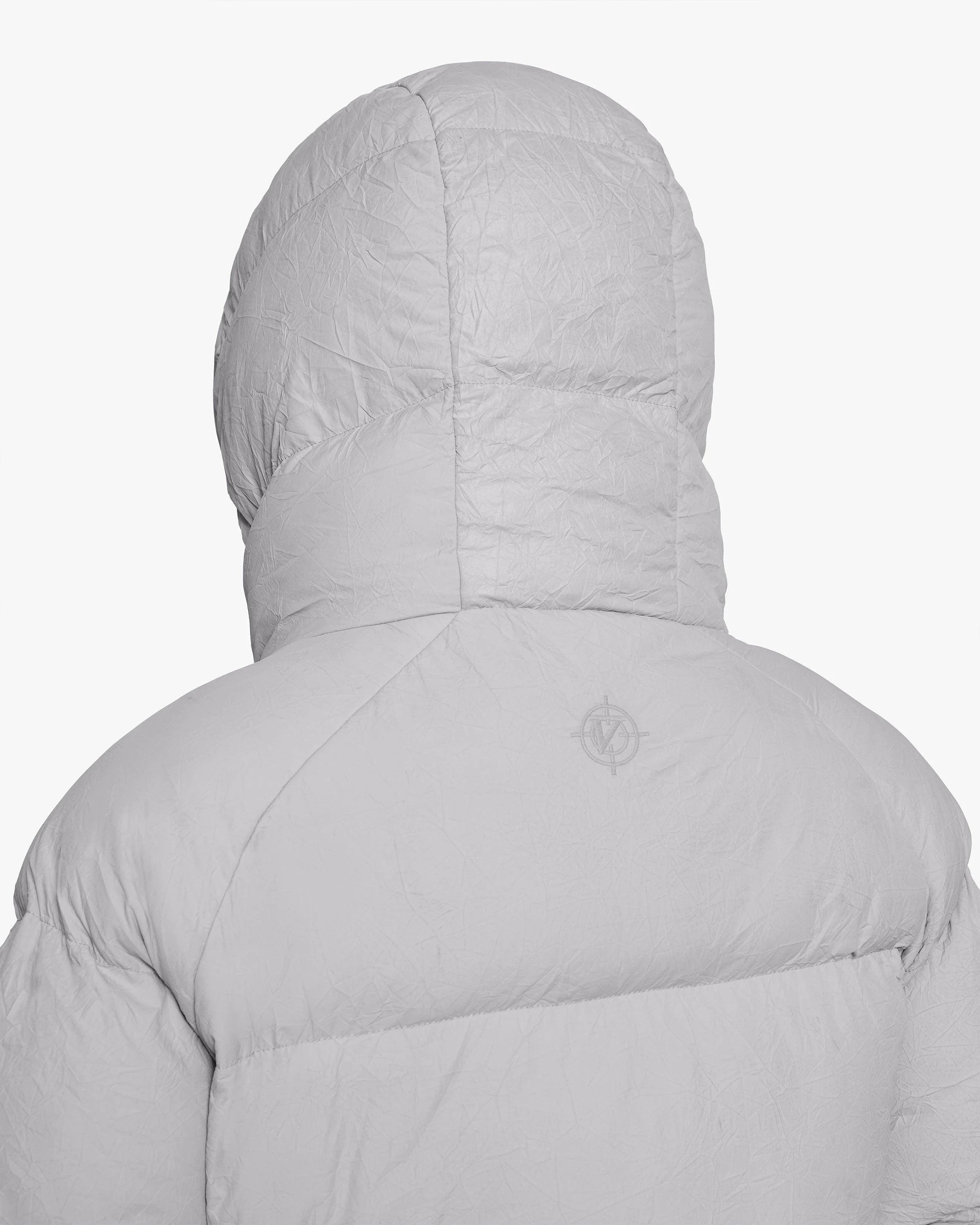 PUFFER JACKET LIGHT GREY - Image 12
