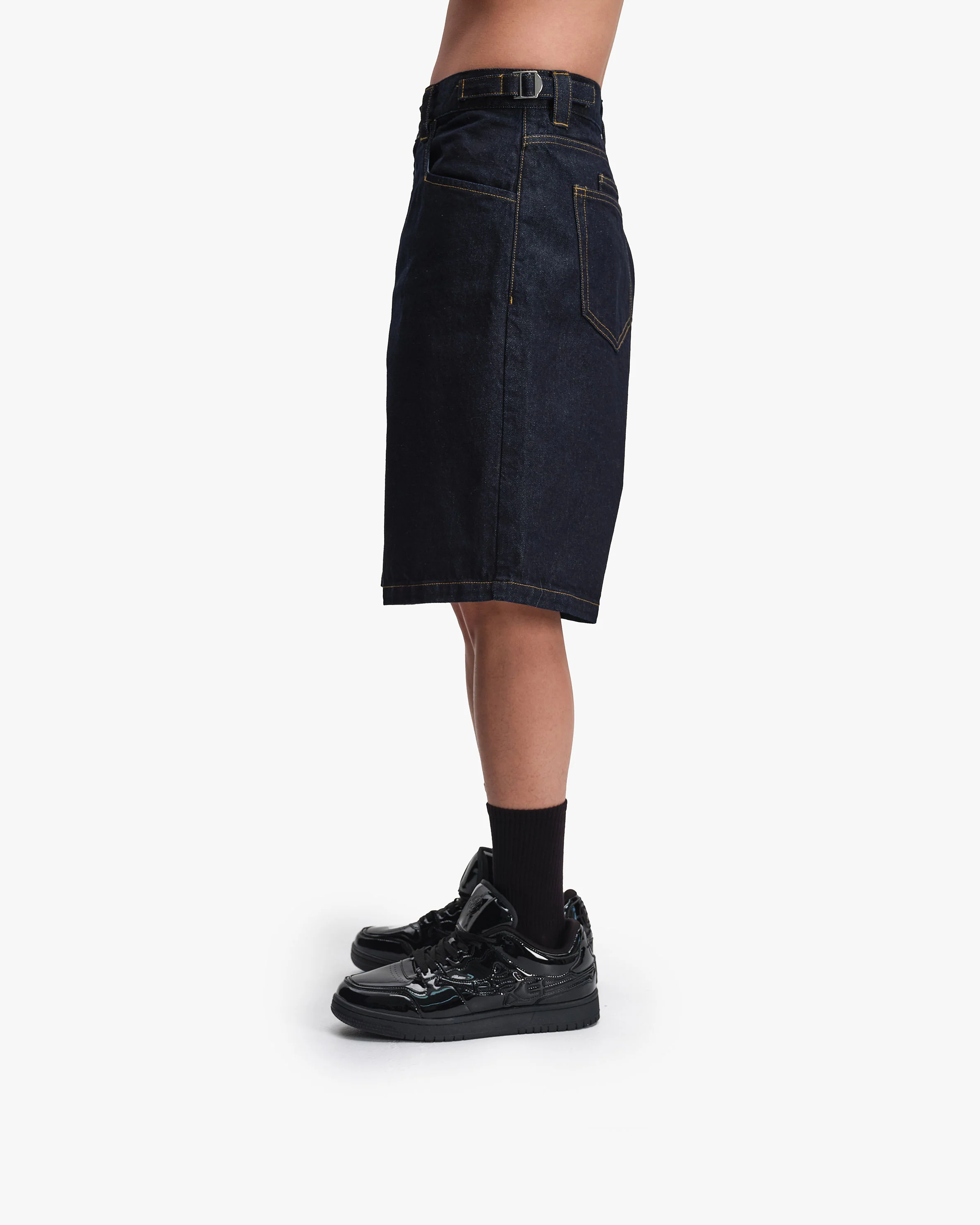 RAW DENIM JORTS - Image 5