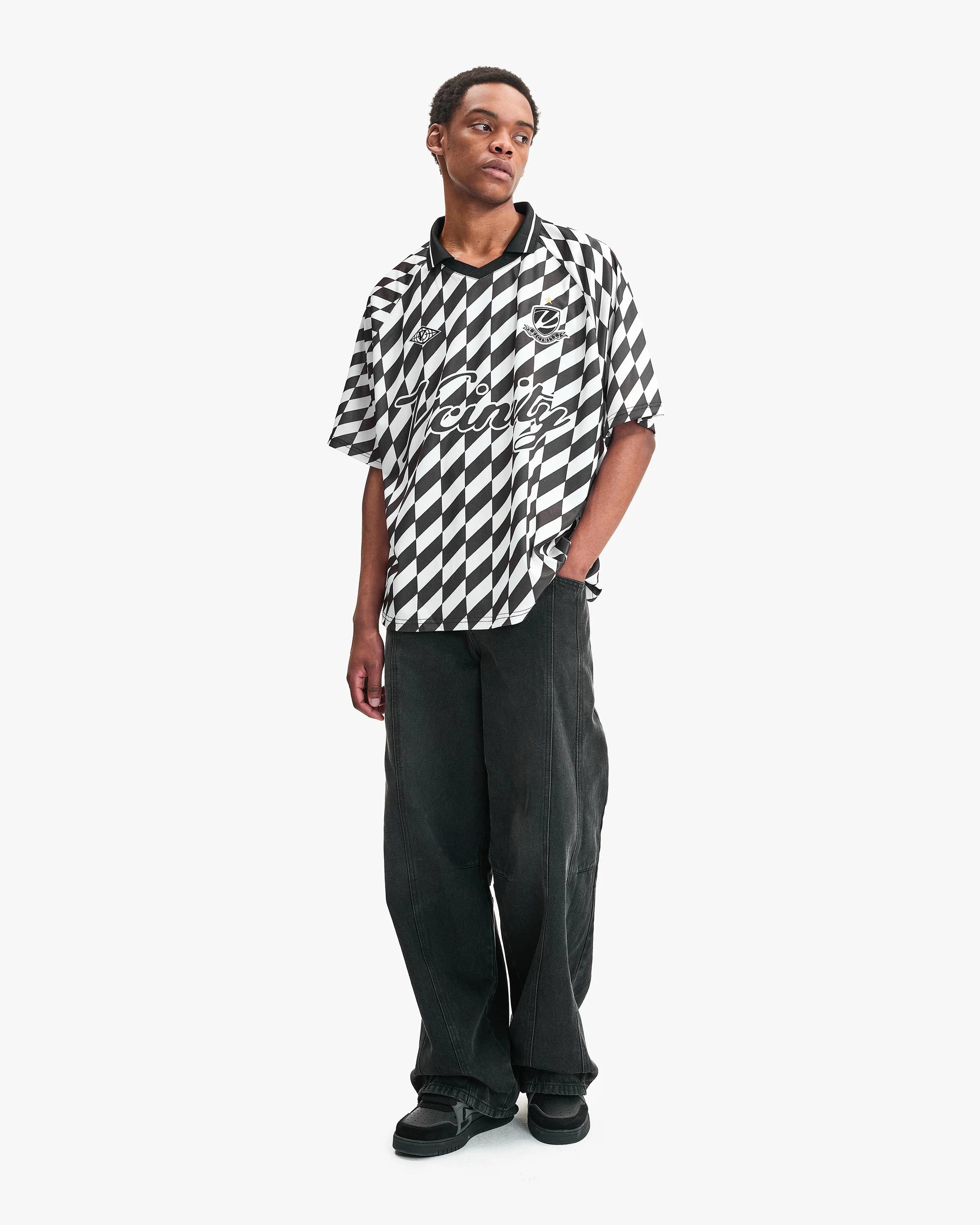 ROYAL MATCH JERSEY BLACK/WHITE - Image 8