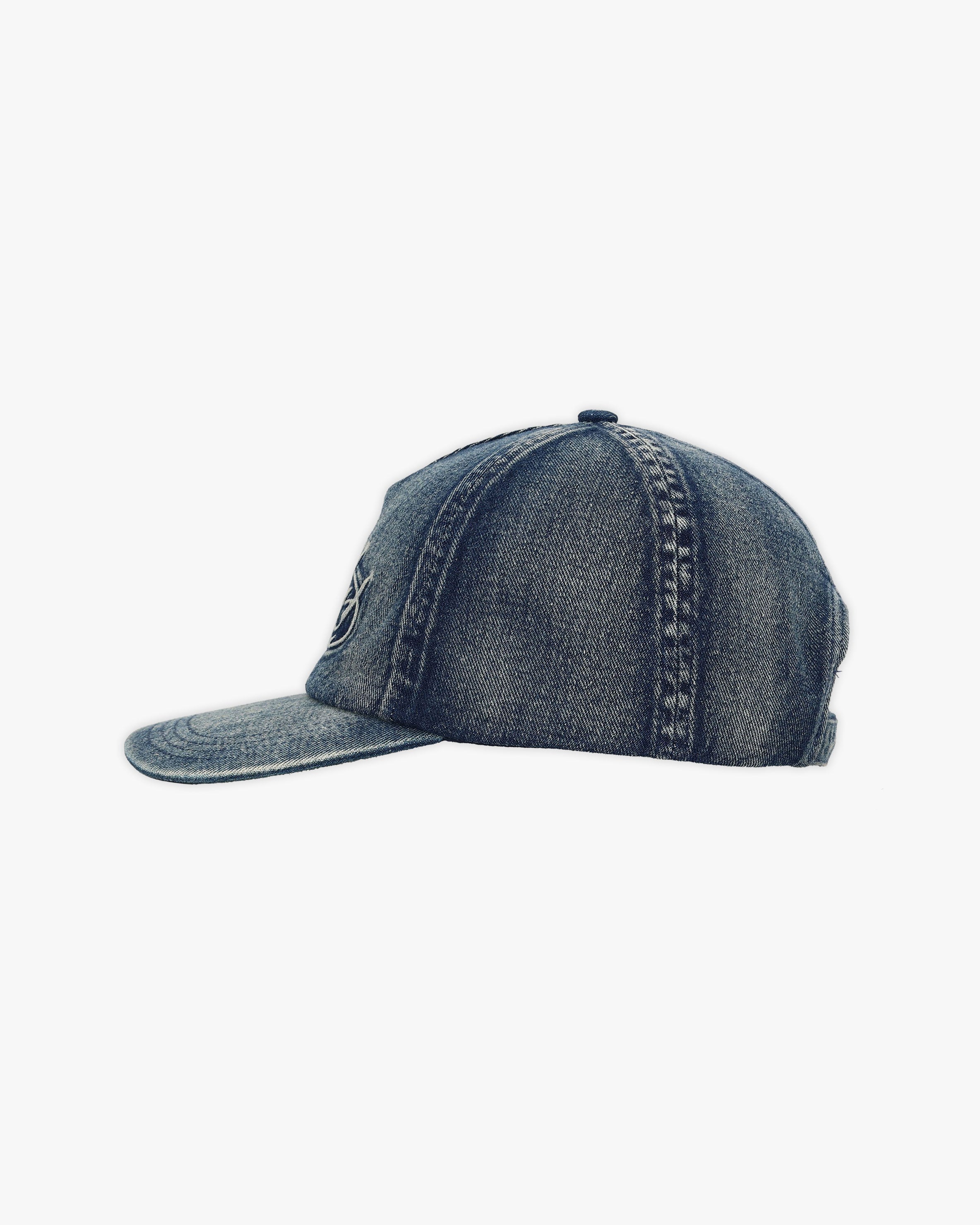 SCRIPT DENIM CAP BLUE - Image 3