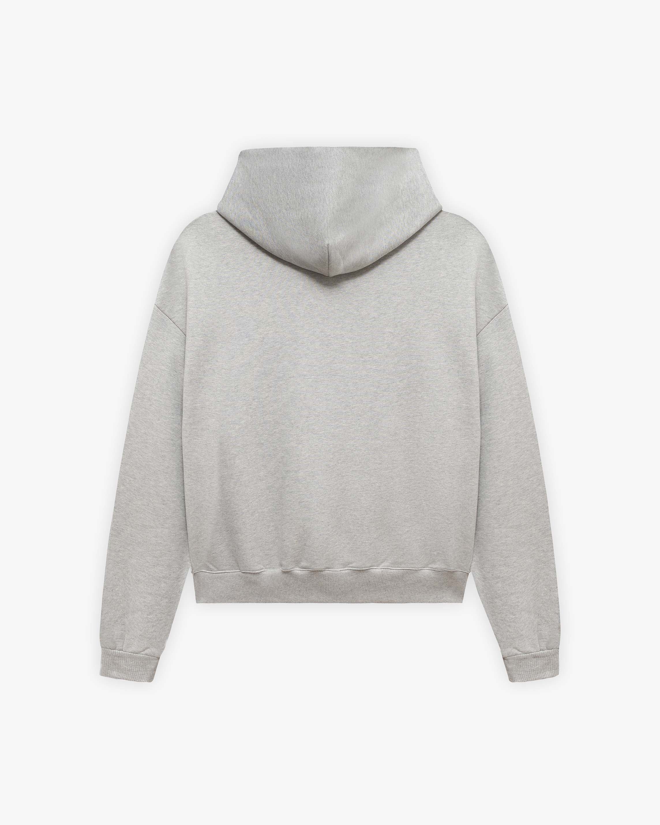 SOFTS ZIP-HOODIE GREY MELANGE - Image 7