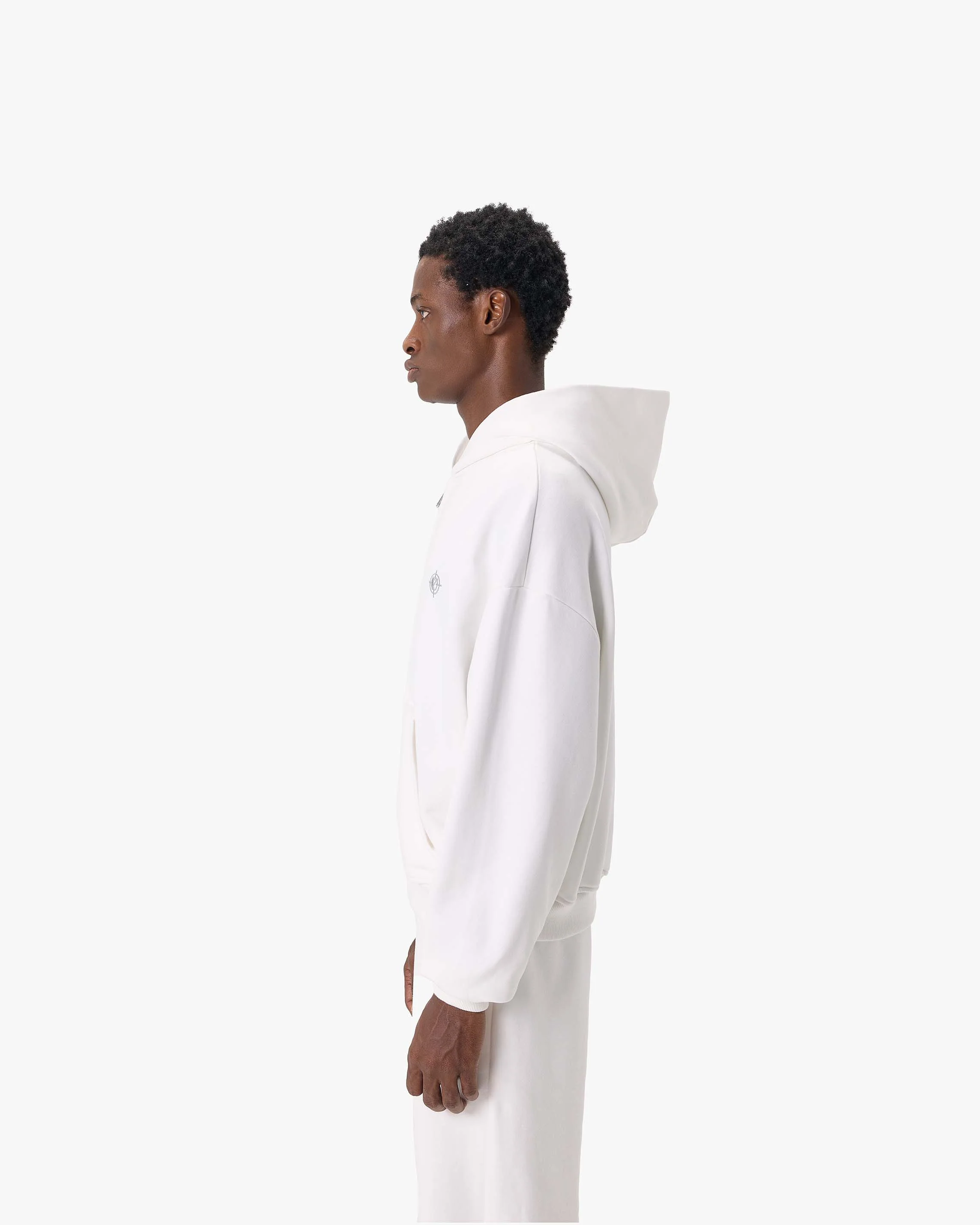 SOFTS ZIP-HOODIE WHITE - Image 4