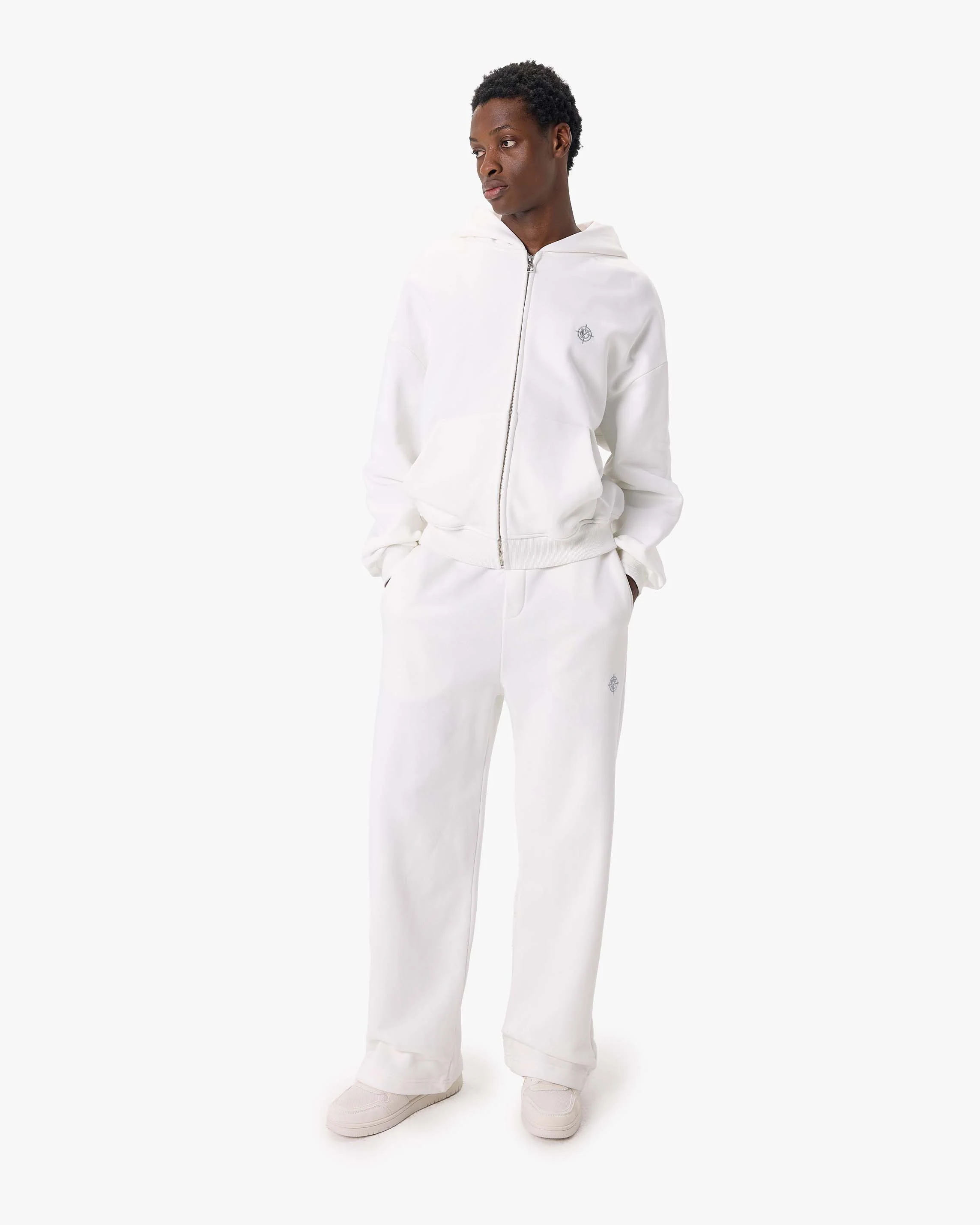 SOFTS ZIP-HOODIE WHITE - Image 7