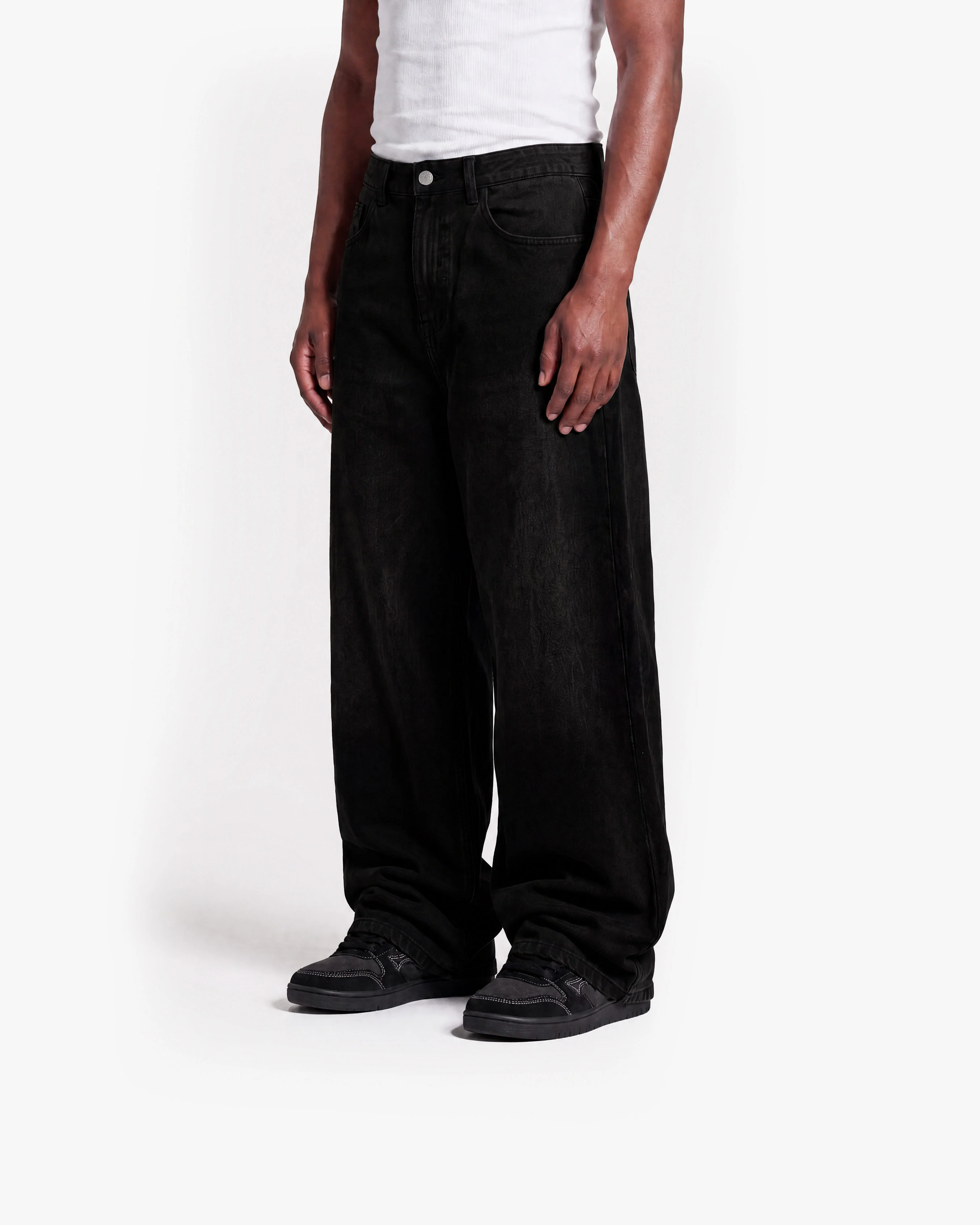 THE BAGGY DENIM PURE BLACK - Image 5