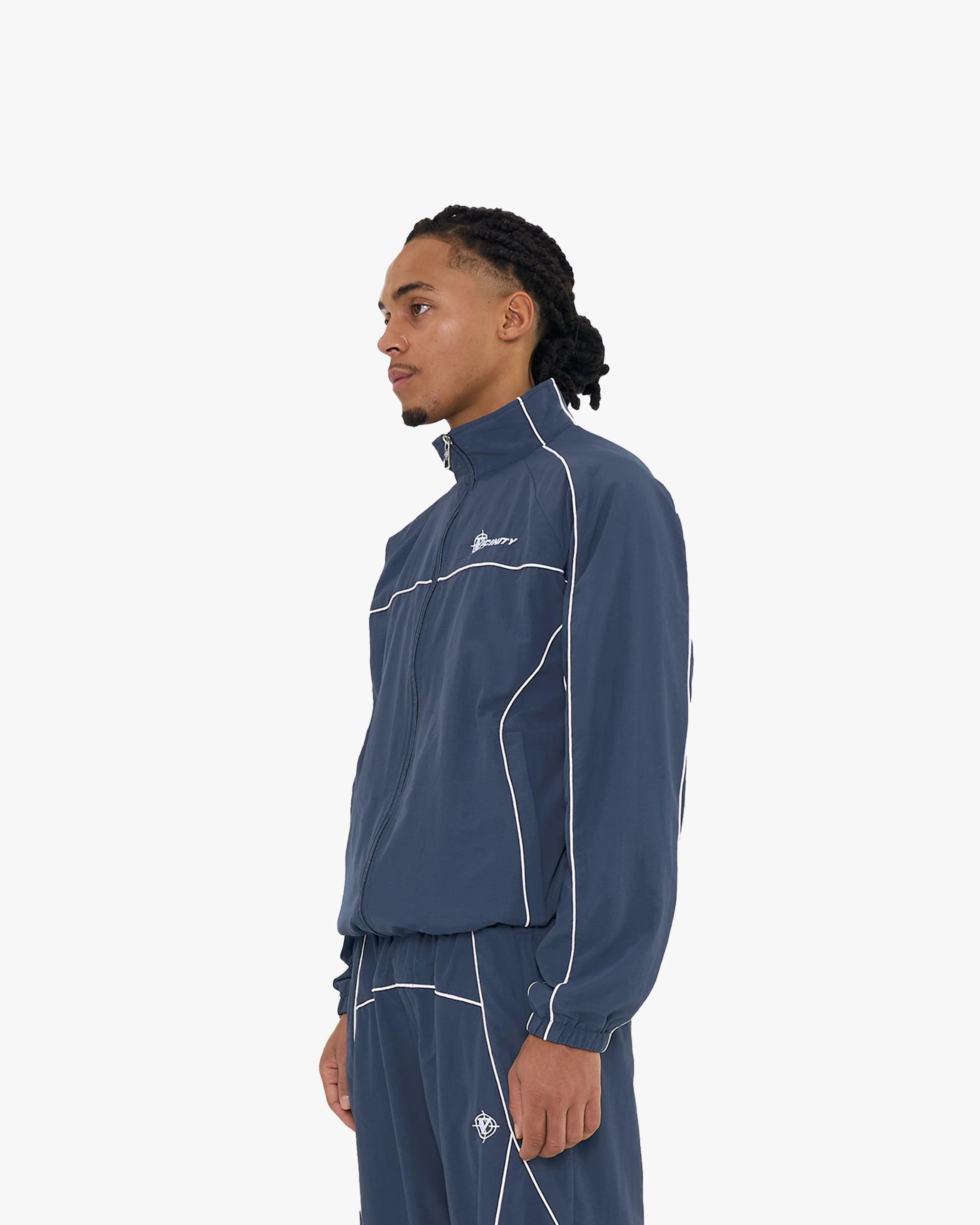 TRACK JACKET DARK BLUE - Image 3
